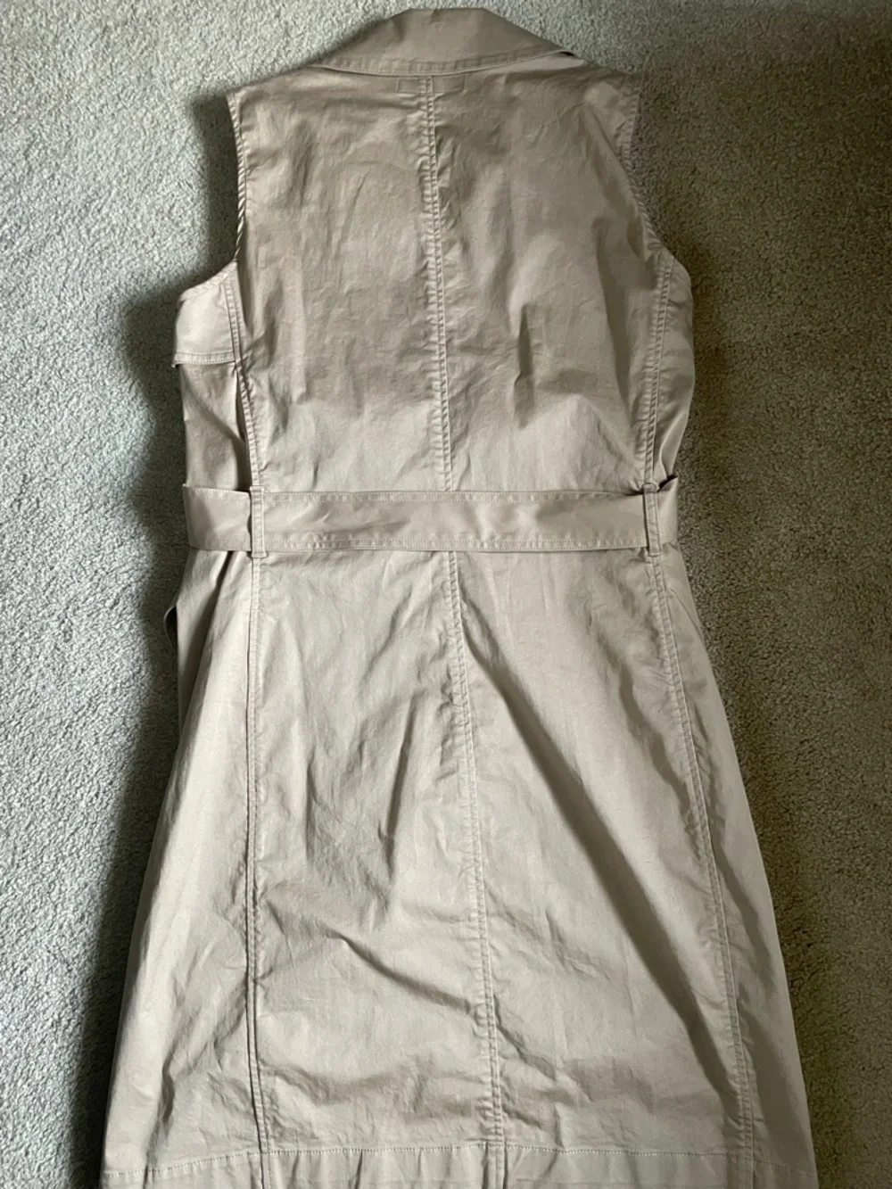 Ralph Lauren Sleeveless Trench Dress - Tan - Picture 5 of 5